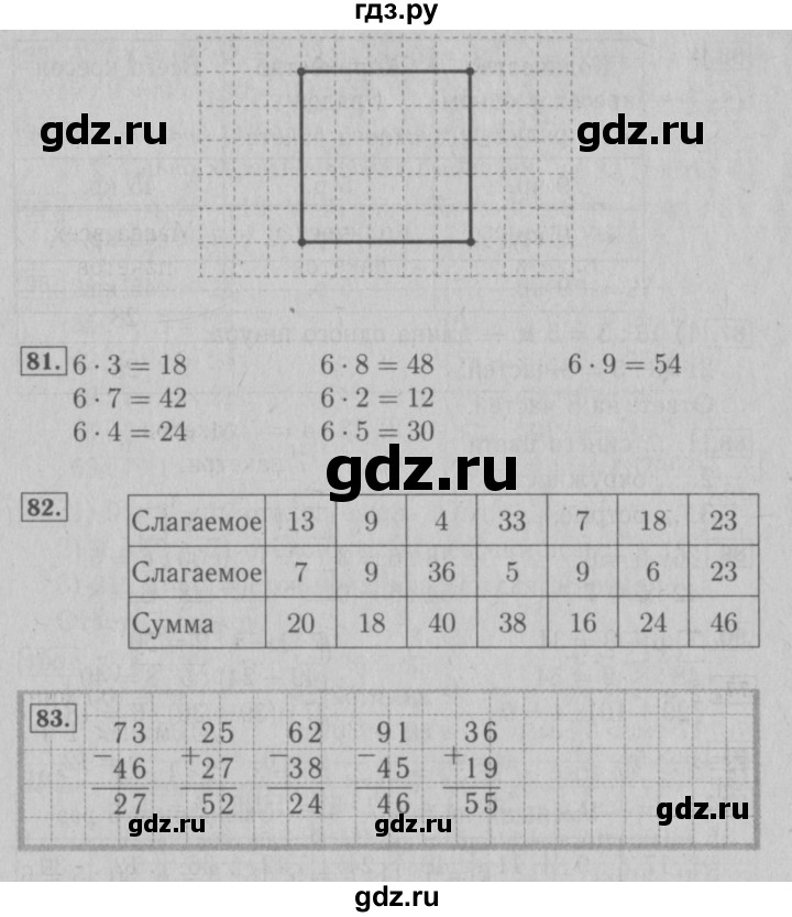 ГДЗ по математике 3 класс Моро рабочая тетрадь  часть 1. страница - 34, Решебник №3 к тетради 2016