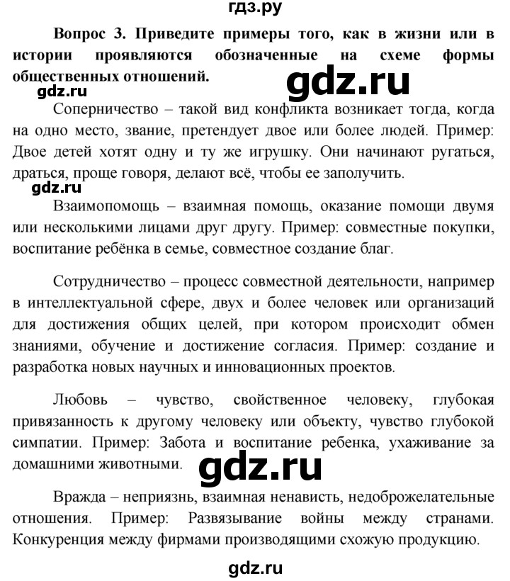 ГДЗ по обществознанию 6 класс  Кравченко   §1 - 3, решебник