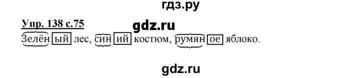 ГДЗ по русскому языку 4 класс Полякова   часть 2. упражнение - 138, Решебник №1