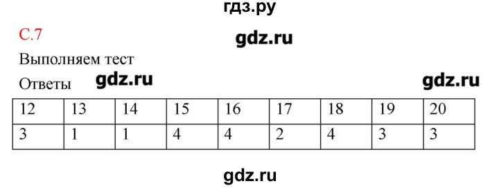 ГДЗ по биологии 10‐11 класс Сухорукова тетрадь-тренажер  страница - 7, Решебник
