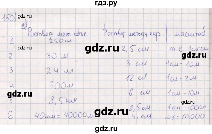 ГДЗ по математике 6 класс Беленкова рабочая тетрадь  упражнение - 150, Решебник