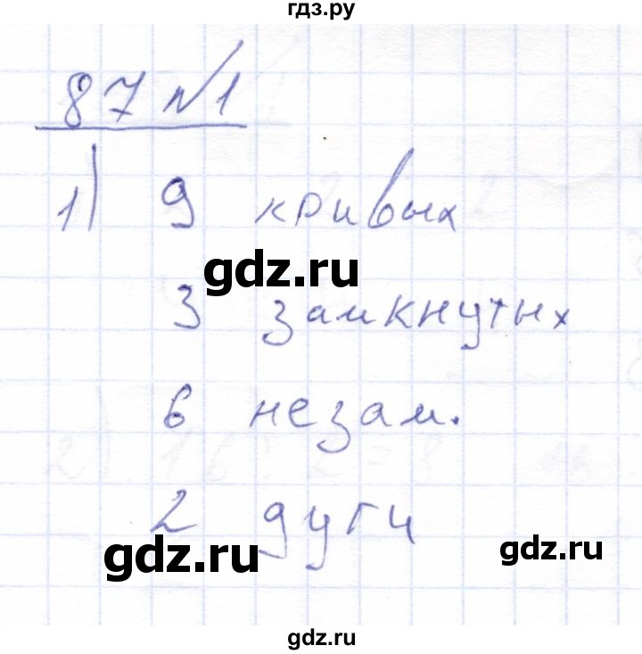ГДЗ по математике 4 класс Алышева  Для обучающихся с интеллектуальными нарушениями часть 1. страница - 87, Решебник